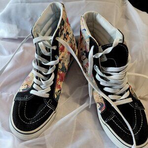 Vans SK8-Hi Slim Disney Multi Princess Print Women's 9/ Mens 7.5